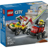 LEGO® 60458 CITY Závodní balíček: Rozvoz pizzy vs. hasičské auto
