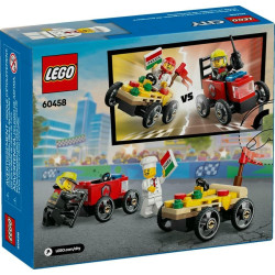 LEGO® 60458 CITY Závodní balíček: Rozvoz pizzy vs. hasičské auto