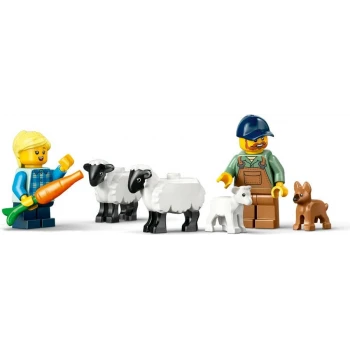 LEGO® 60461 CITY Červený traktor s přívěsem a ovcemi