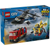 LEGO® 60462 CITY Remix: Helikoptéra, hasičský vůz a ponorka