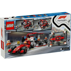LEGO® 60443 CITY  Zastávka v boxech F1® a personál s vozem Ferrari