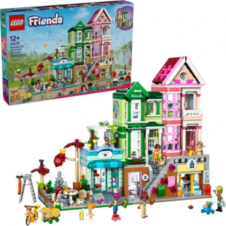 LEGO® 42670 FRIENDS Apartmány a obchody v městečku Heartlake