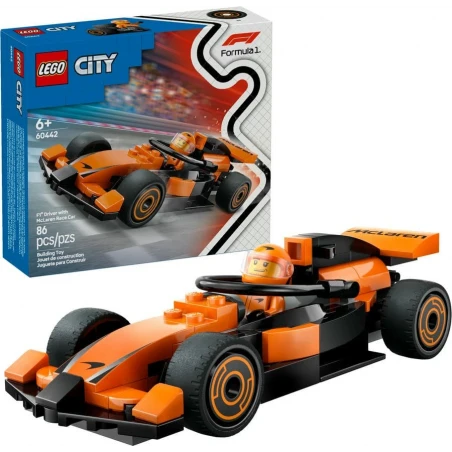 LEGO® 60442 CITY Jezdec F1® se závodním vozem McLaren