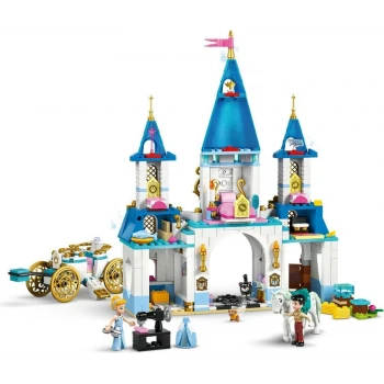 LEGO® 43275 DISNEY™ Popelčin zámek a kočár s koňmi