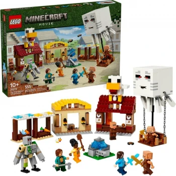 LEGO® 21273 MINECRAFT® MOVIE Balón v podobě ďasa a útok na vesnici