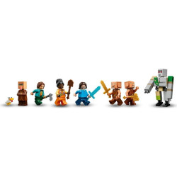 LEGO® 21273 MINECRAFT® MOVIE Balón v podobě ďasa a útok na vesnici