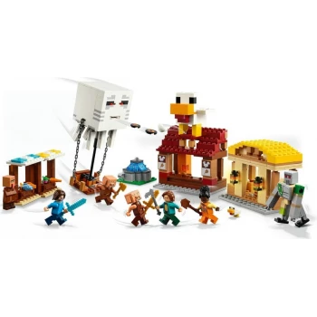 LEGO® 21273 MINECRAFT® MOVIE Balón v podobě ďasa a útok na vesnici
