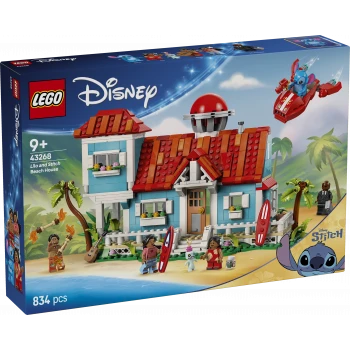 LEGO® 43268 DISNEY™ Lilo a Stitch a domek na pláži