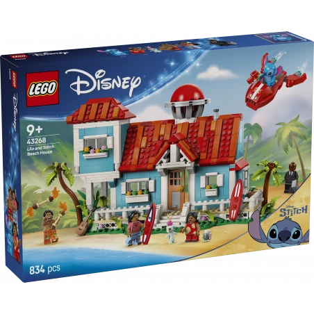 LEGO® 43268 DISNEY™ Lilo a Stitch a domek na pláži