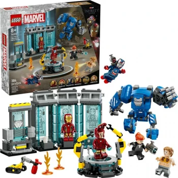 LEGO® 76315 MARVEL Iron Man a jeho laboratoř: Síň brnění