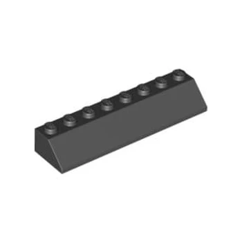 LEGO® DÍLY Střešní kostka 2x8 45 st. šikmá černá - 4445