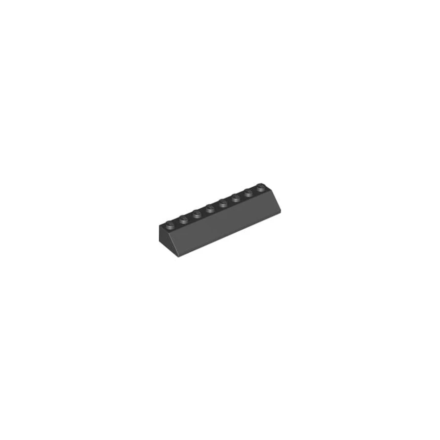 LEGO® DÍLY Střešní kostka 2x8 45 st. šikmá černá - 4445