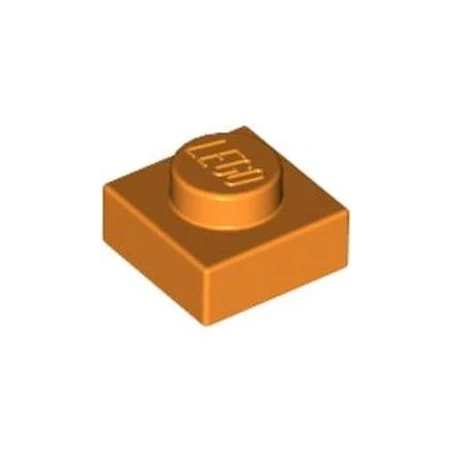 LEGO® CREATOR podložka 1x1 - oranžová