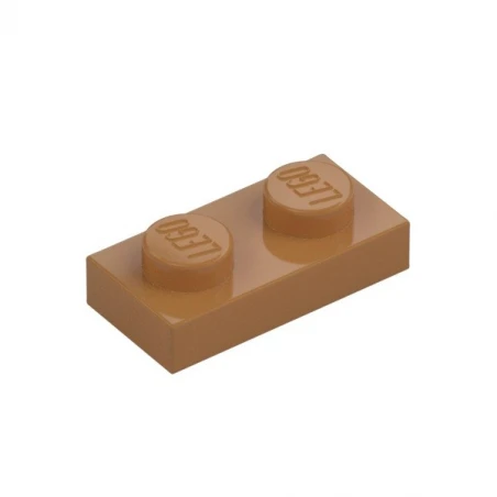 LEGO® CREATOR Podložka 1x2  světle hnědá