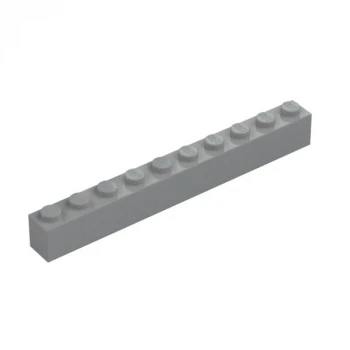 LEGO® DÍLY kostka 1x10 šedá (6111)