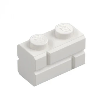 LEGO® DÍLY  kostka 1x2 zděná cihla bílá (98283)