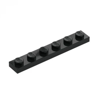 LEGO® CREATOR Podložka na stavění 1x6 černá (3666)
