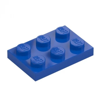 LEGO® CREATOR Podložka 2x3 modrá (3021)
