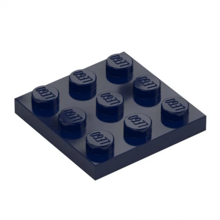 LEGO® DÍLY podložka  3x3 tmavě modrá 11212