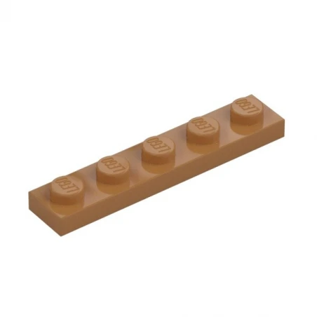 LEGO® CREATOR podložka 1x5 světle hnědá - 78329