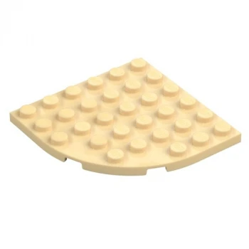 LEGO® CREATOR Podložka na stavění 6x6 BOW písková  zakulacená (6003)