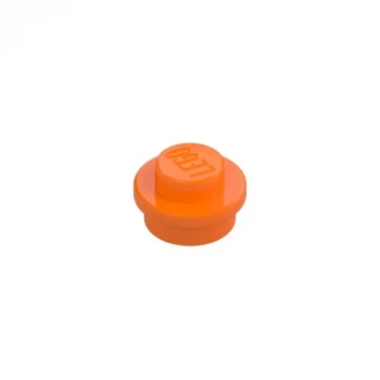 LEGO® DÍLY deska kulatá 1x1 oranžová (6141)