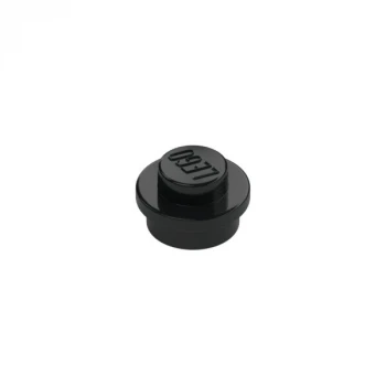 LEGO® DÍLY deska kulatá 1x1 černá  (6141)