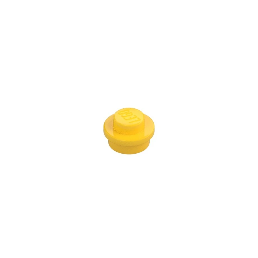 LEGO® DÍLY deska kulatá 1x1 žlutá (6141)