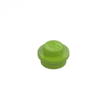 LEGO® DÍLY deska kulatá 1x1 limetová (6141)