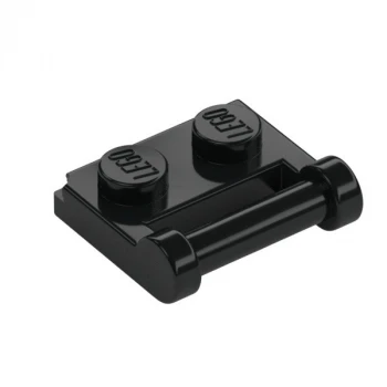 LEGO® CREATOR  podložka 1x2 s držákem 3.18 černá (48336)