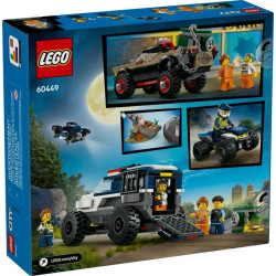 LEGO® 60449 CITY Honička s terénním policejním vozem
