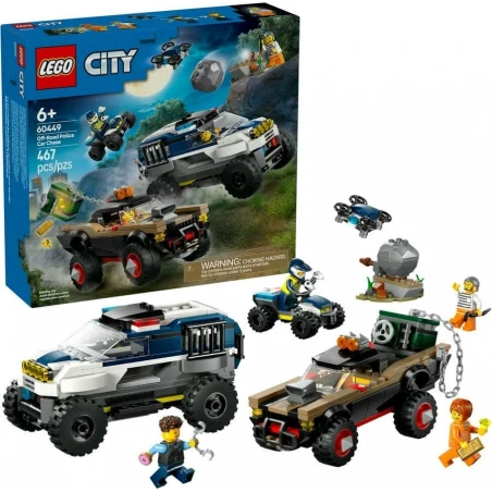 LEGO® 60449 CITY Honička s terénním policejním vozem