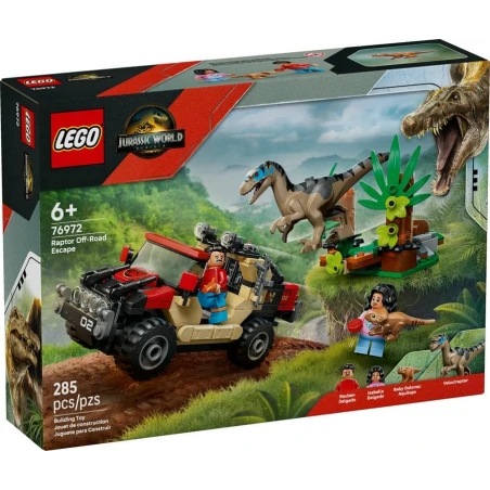 LEGO® 76972 JURASSIC WORLD  Únik před raptorem v terénním autě