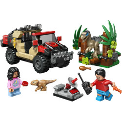 LEGO® 76972 JURASSIC WORLD  Únik před raptorem v terénním autě
