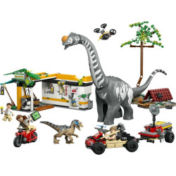 LEGO® 76973 JURASSIC WORLD Mise na sledování raptora a titanosaura