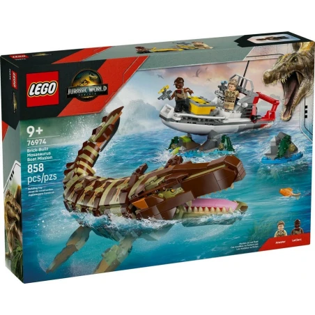 LEGO® 76974 JURASSIC WORLD Mise na lodi s mosasaurem z kostek