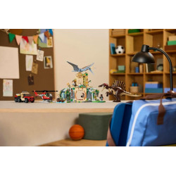 LEGO® 76976 JURASSIC Letecká mise se spinosaurem a quetzalcoatlem