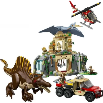 LEGO® 76976 JURASSIC Letecká mise se spinosaurem a quetzalcoatlem