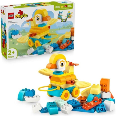 LEGO® 10448 DUPLO  3 v 1: Zvířátka na kolečkách