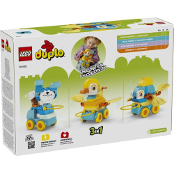 LEGO® 10448 DUPLO  3 v 1: Zvířátka na kolečkách