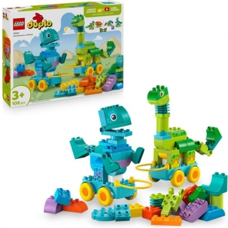 LEGO® 10451 DUPLO 3 v 1: Dinosauři na kolečkách