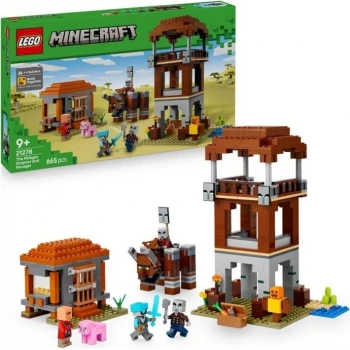 LEGO® 21278 MINECRAFT®  Základna plenitelů a Ničitel