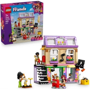 LEGO® 42653 FRIENDS Obchod s hudebninami a byt