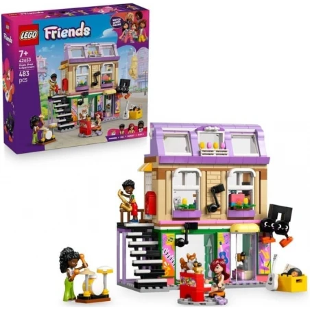 LEGO® 42653 FRIENDS Obchod s hudebninami a byt