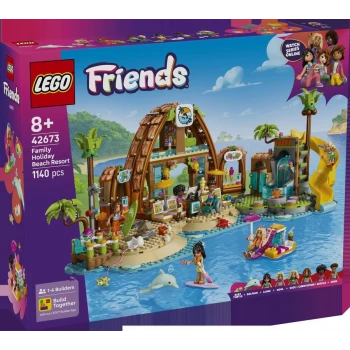 LEGO® 42673 FRIENDS Rodinná dovolená u pláže