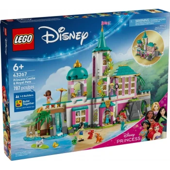 LEGO® 43267 DISNEY™ Hrad princezen a královští domácí mazlíčci