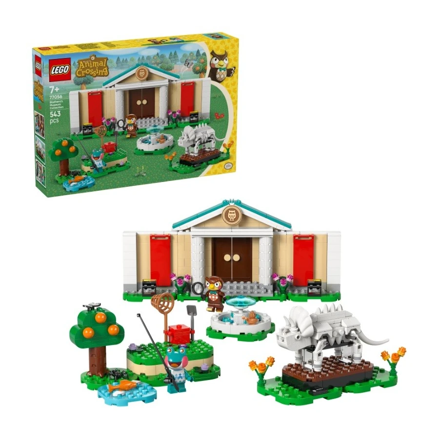 LEGO® 77056 Animal Crossing™ Blathers a jeho muzejní sbírka