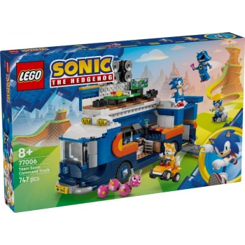 LEGO® 77006 Sonic the Hedgehog™ Velitelské vozidlo týmu Sonic