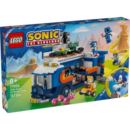 LEGO® 77006 Sonic the Hedgehog™ Velitelské vozidlo týmu Sonic