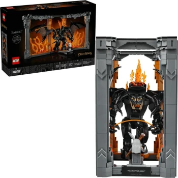 LEGO® 10367 ICONS  Knižní zarážka: Pán prstenů – Balrog™